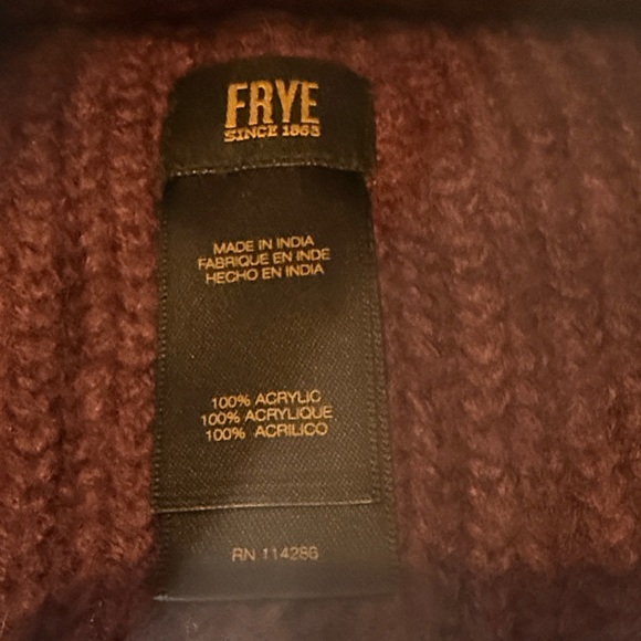 Frye Maroon Knit Beanie - Picture 2 of 4